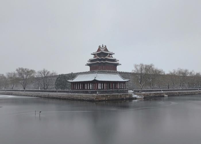 北京迎来今冬首场降雪